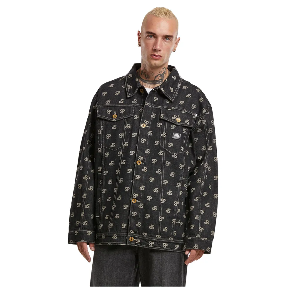 

Куртка Southpole Bleched AOP denim, черный