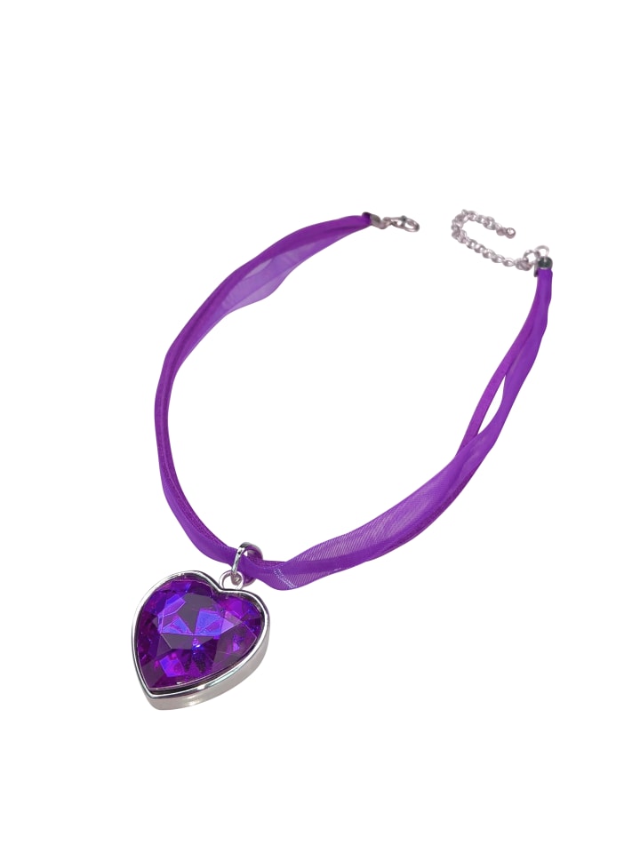 

Allgäu Rebell Традиционное колье "Gitti" фиолетового цвета