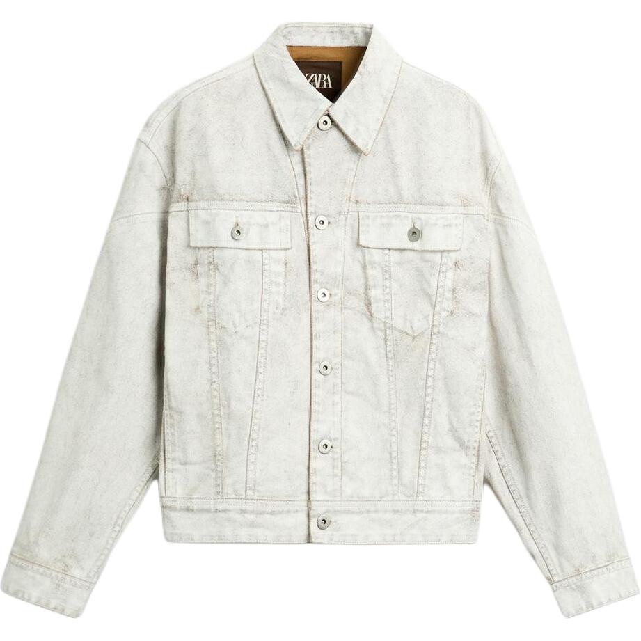 

Джинсовая куртка мужская белый Zara