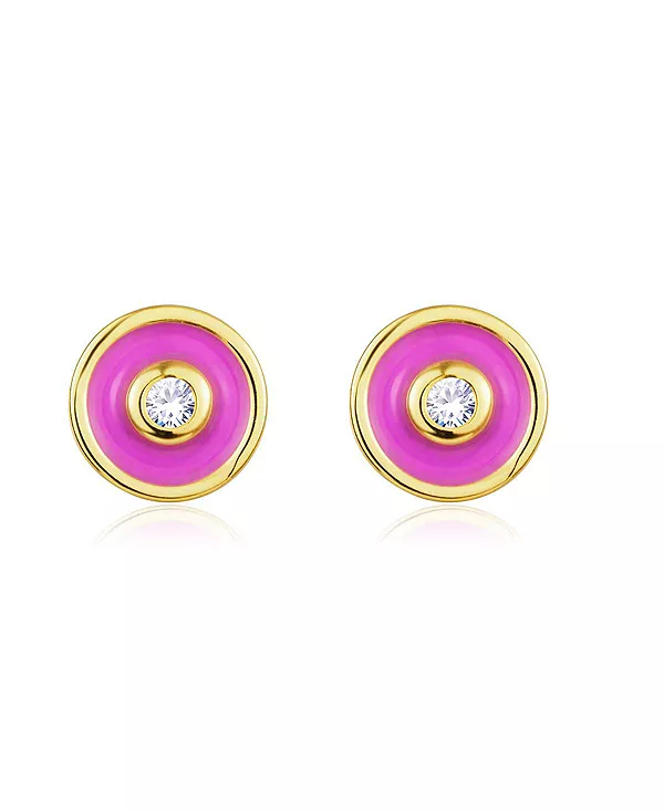 

Миниатюрные серьги-пузырьки розового цвета Anna Zuckerman, rose