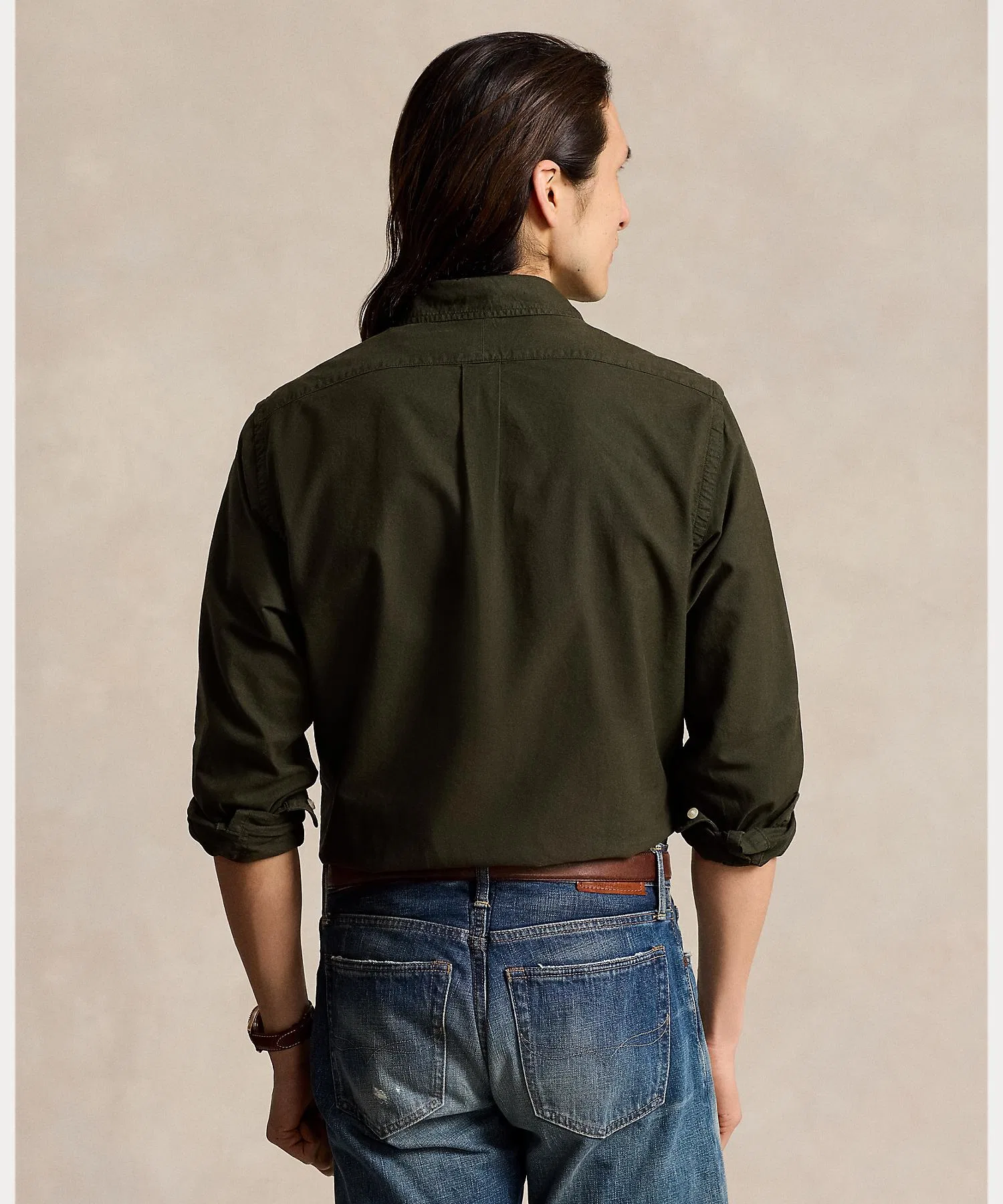 Мужская рубашка Polo Ralph Lauren Classic Fit Oxford Shirt — фото 4