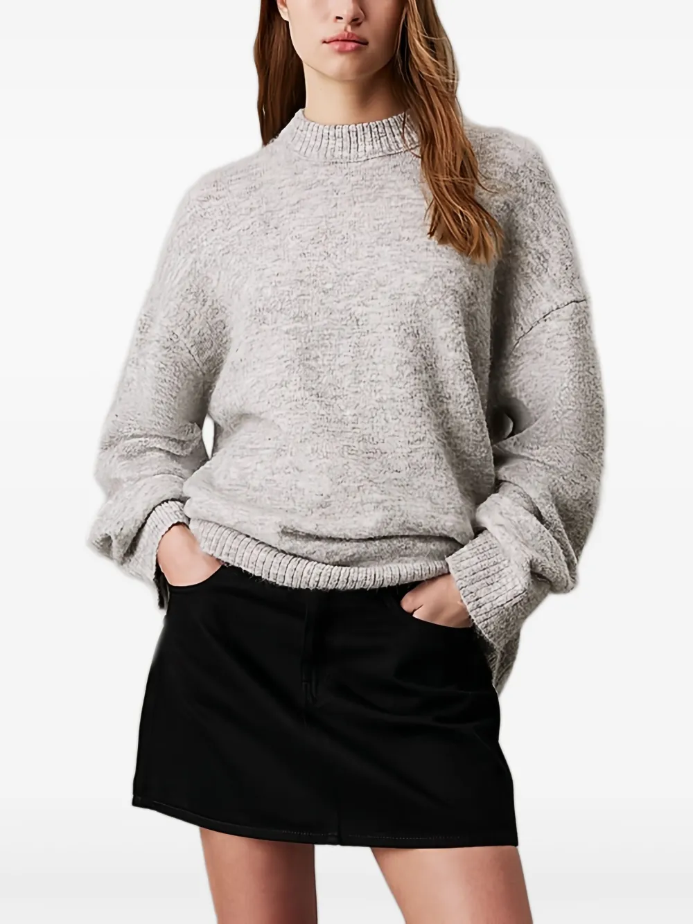 

Трикотажный джемпер Calvin Klein, серый