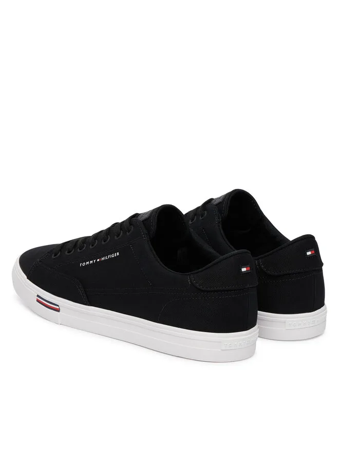 Tommy Hilfiger Кроссовки из ткани Vulc Core Rwb Long Lace CVS FM0FM05813 черные — фото 3