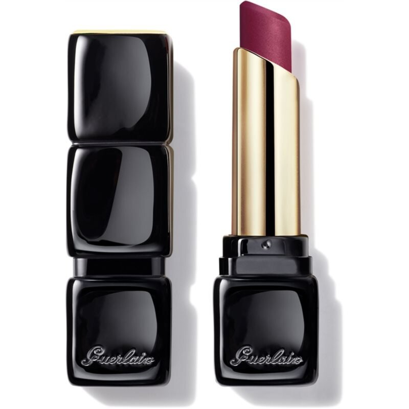 

Guerlain, Kisskiss Tender Matte, стойкая губная помада с матовым эффектом, оттенок 880 Caress Plum, 3,5 г