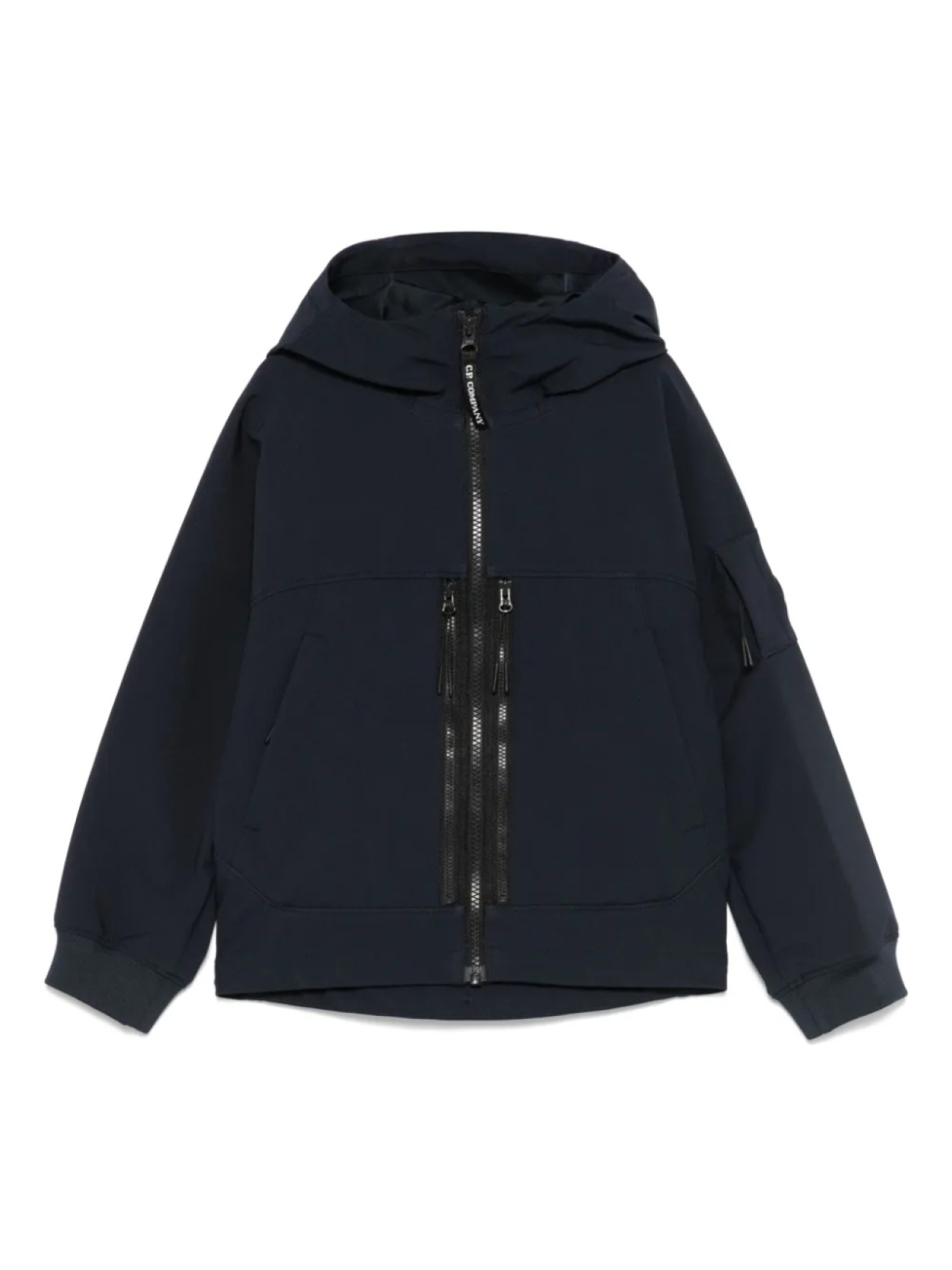 

C.P. Company Kids куртка с декором Lens, синий