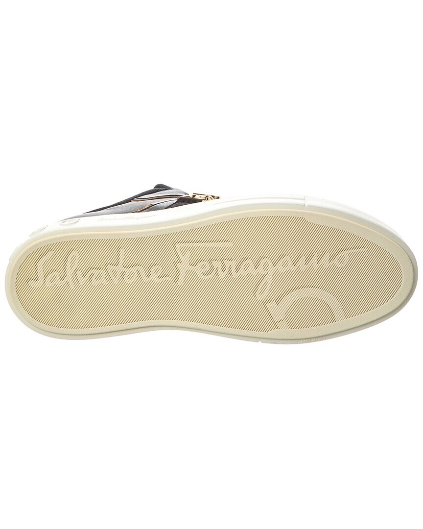 

Кроссовки Ferragamo Beck из замши и кожи Salvatore Ferragamo, черный