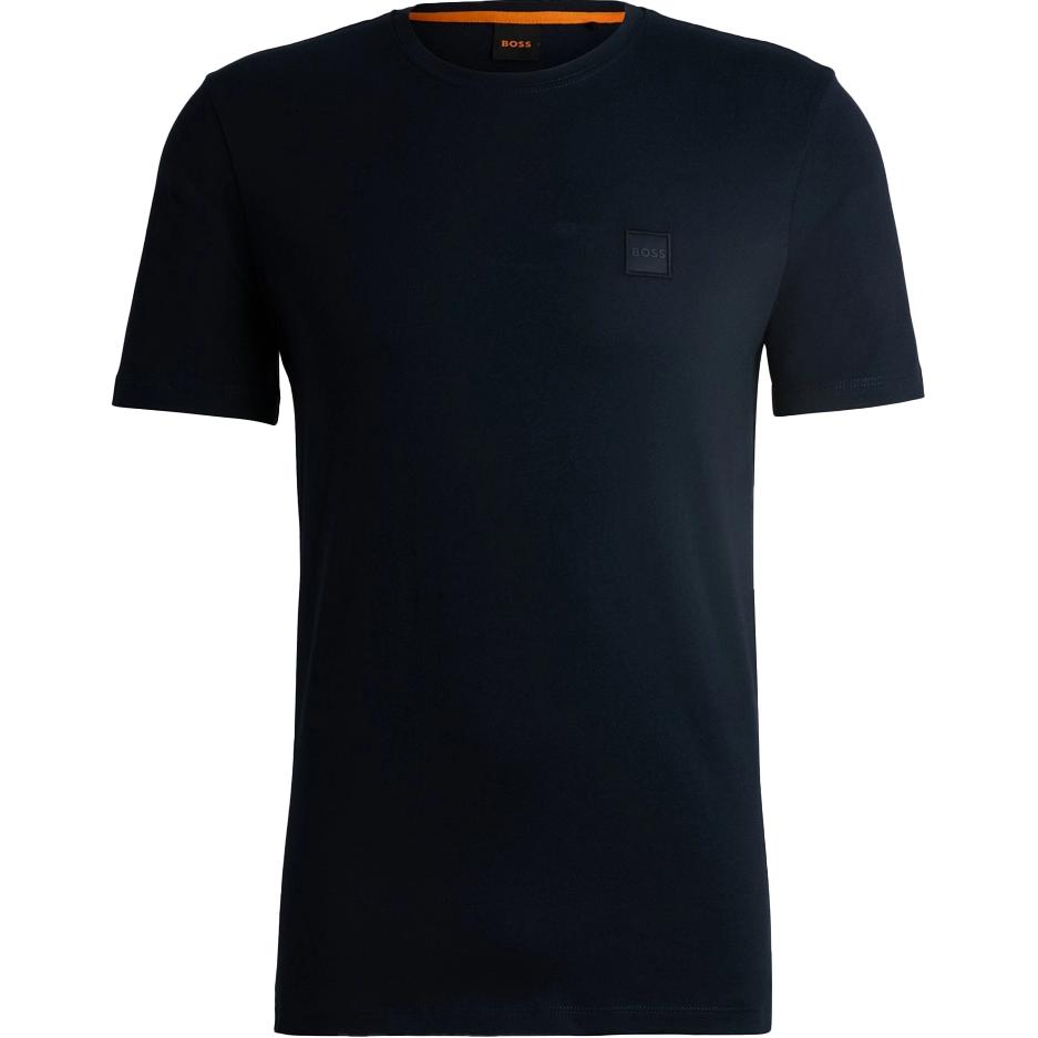 

Футболка с логотипом на заплатке HUGO BOSS, темно-синий