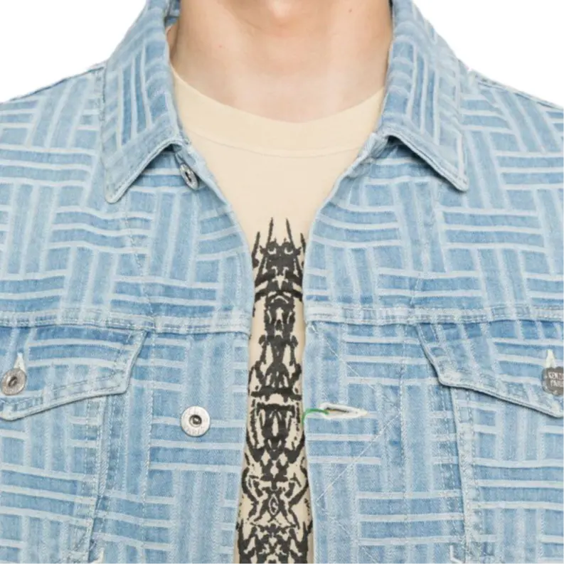 

KENZO Тканый жакет, Light Blue
