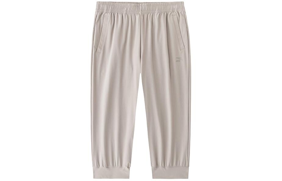 

Трикотажные спортивные штаны Life Collection женские из льна серого цвета Anta