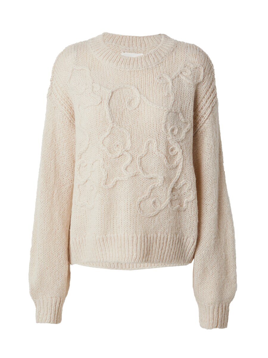 

Тонкий вязаный свитер MSCH COPENHAGEN Sweater Diella Heidi, бежевый