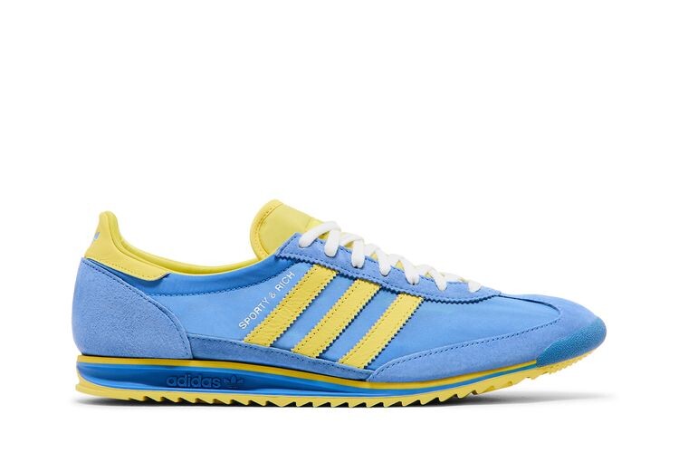 Кроссовки adidas Sporty & Rich x Wmns SL72 OG Real Blue, синий
