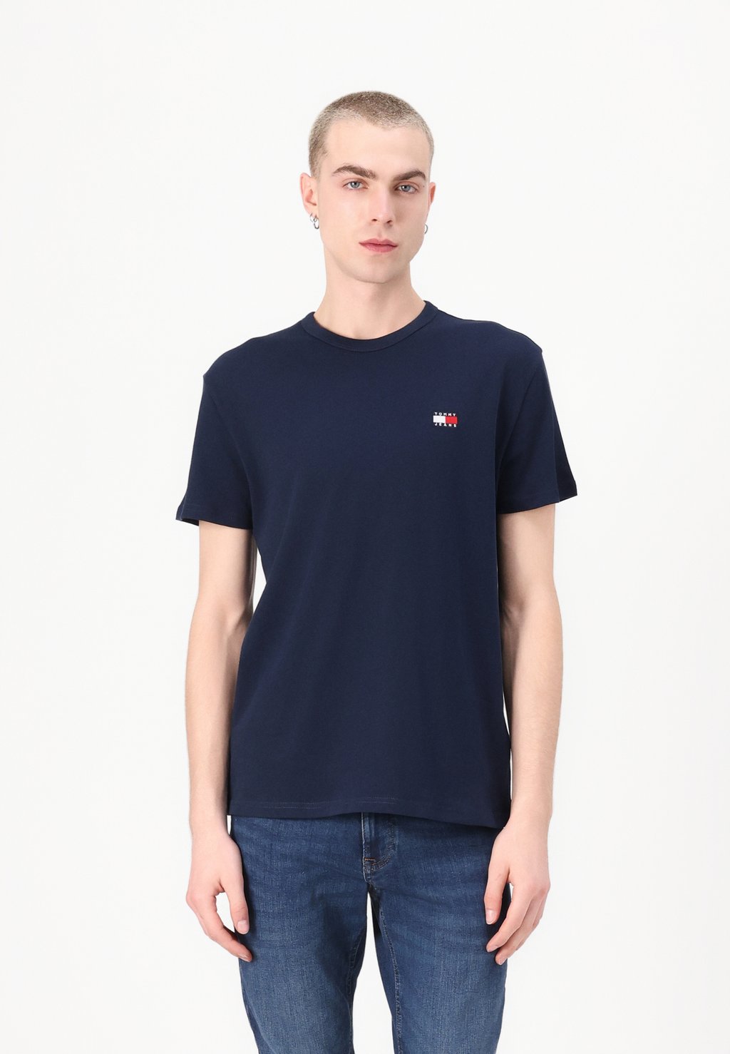 

Базовая футболка BADGE TEE Tommy Jeans, темно-синий