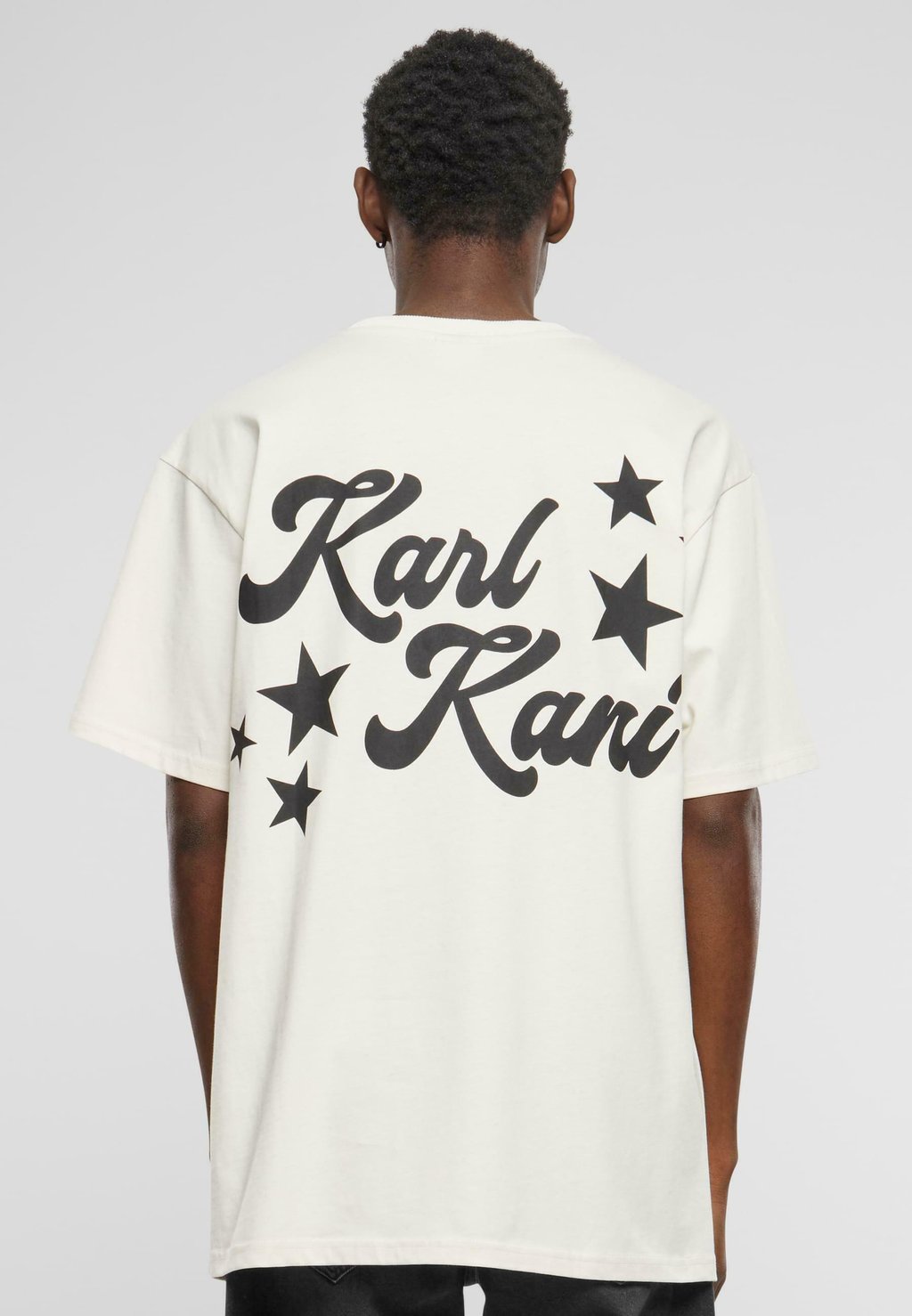 

Футболка с принтом SMALL SIGNATURE HEAVY STAR TEE Karl Kani, цвет off white