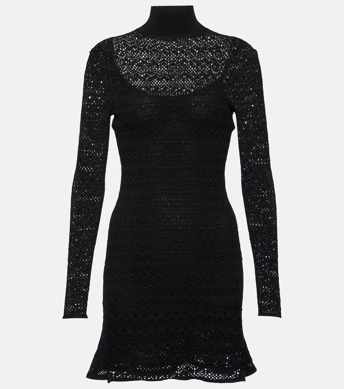 

Открытое мини-платье Tom Ford, черный
