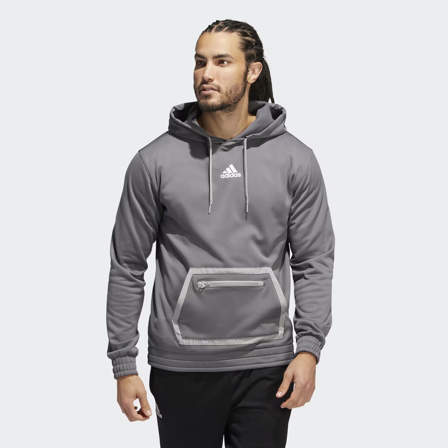 

Пуловер с капюшоном Team Issue Adidas, цвет Team Grey Four/Mgh Solid Grey