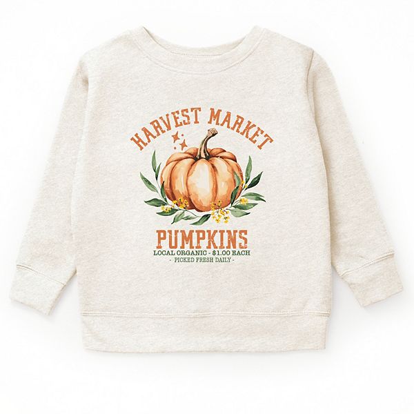 

Свитшот Harvest Market с принтом в виде тыквы The Juniper Shop, Natural