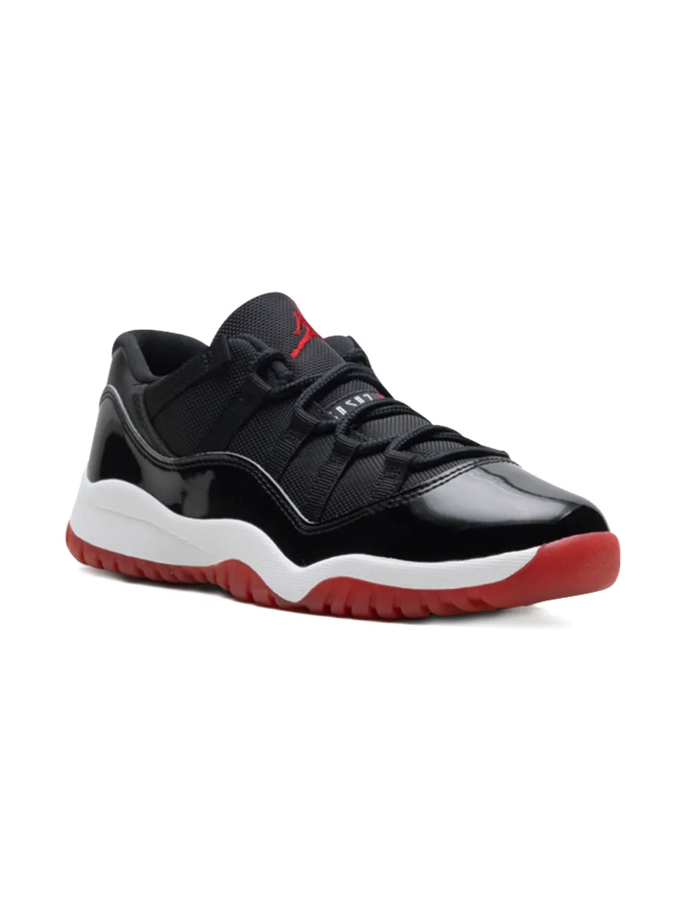 Кроссовки Air Jordan 11 Retro Low PS Bred Black/Varsity Red/White Jordan Kids, черный — фото 2