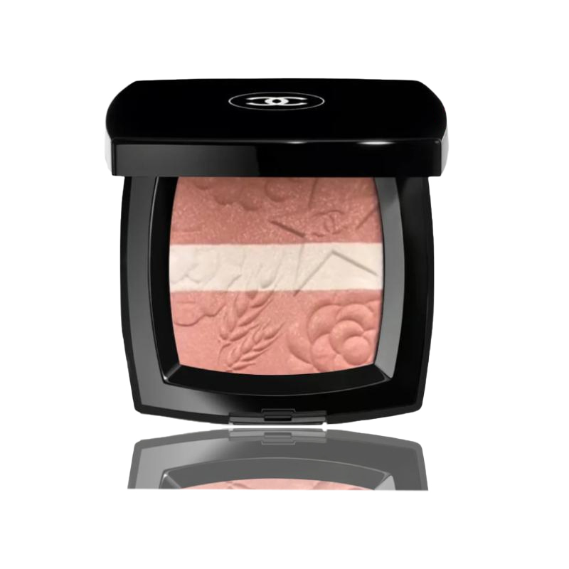 Лимитированная рождественская коллекция 2025 года: румяна Sparkling Starlight Blush, стойкие, 14 г Chanel, 998 peach — фото 3