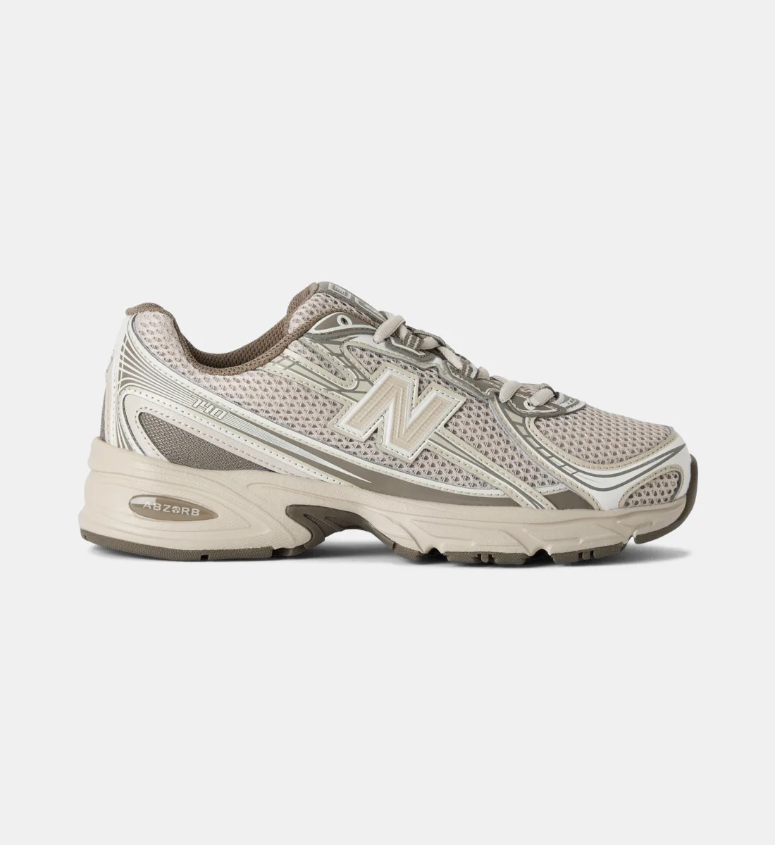 Низкие кроссовки 740 NEW BALANCE, серый