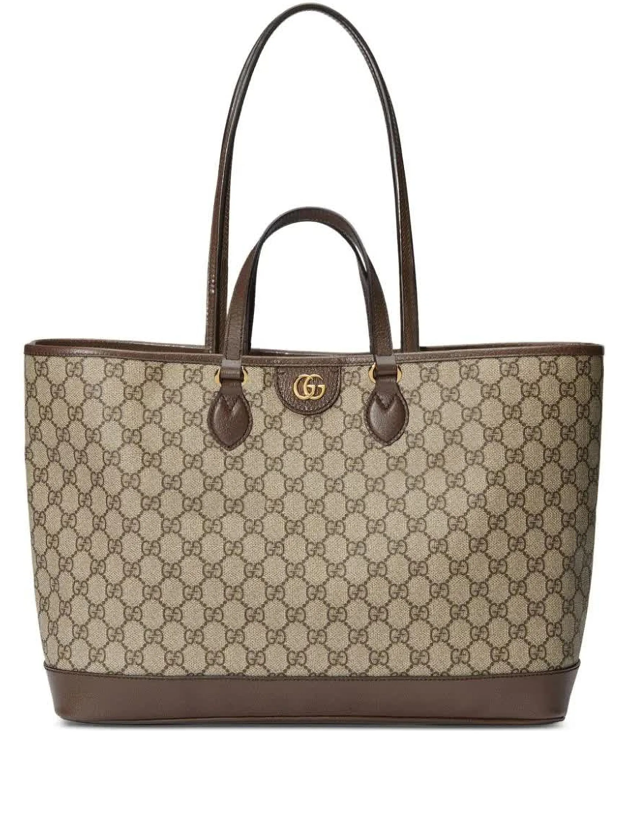 

Сумка-тоут Ophidia среднего размера Gucci, бежевый