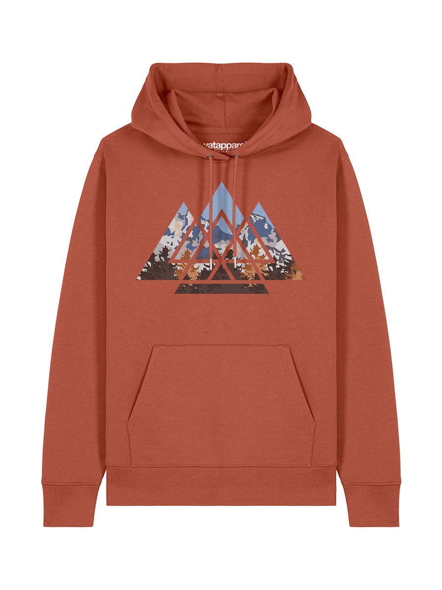 

Толстовка Watapparel Geometric Landscape, светло-коричневый