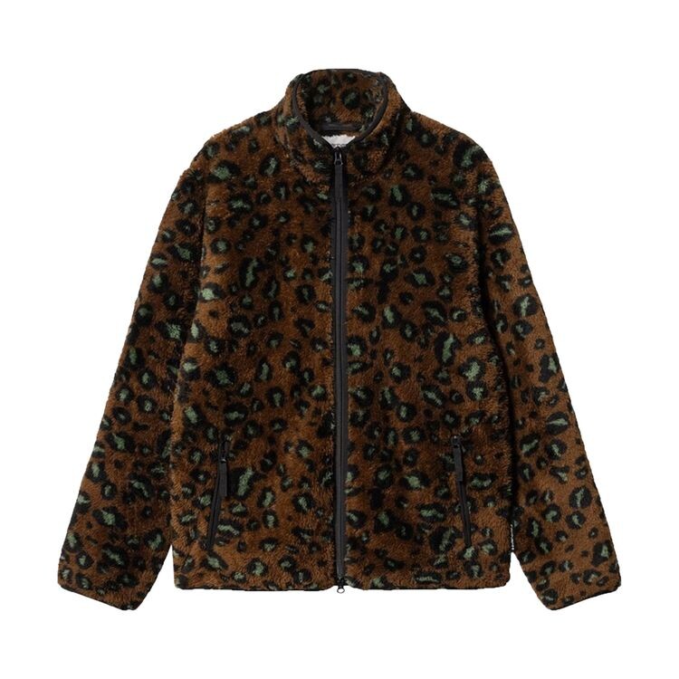 

Куртка Carhartt WIP Jebson Sweat Jacket Tamarind Camo, коричневый