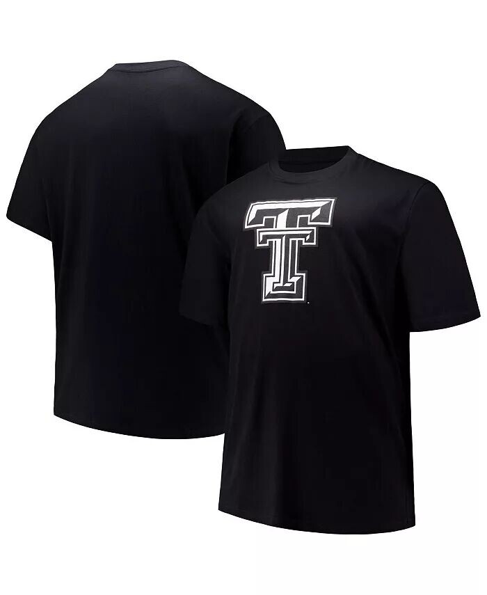 

Мужская черная футболка Texas Tech Red Raiders Big Tall Pop Profile, черный
