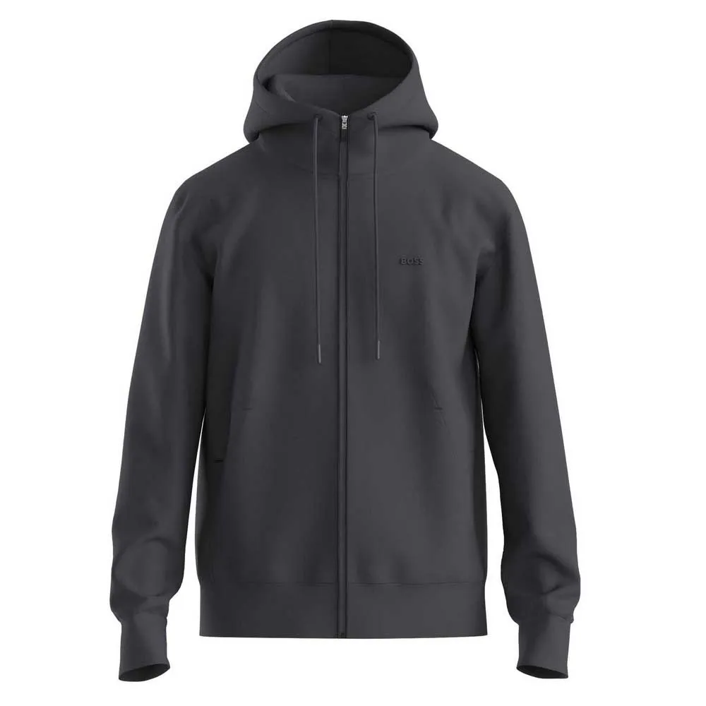 

Толстовка BOSS Saggy 10256713 full zip, черный