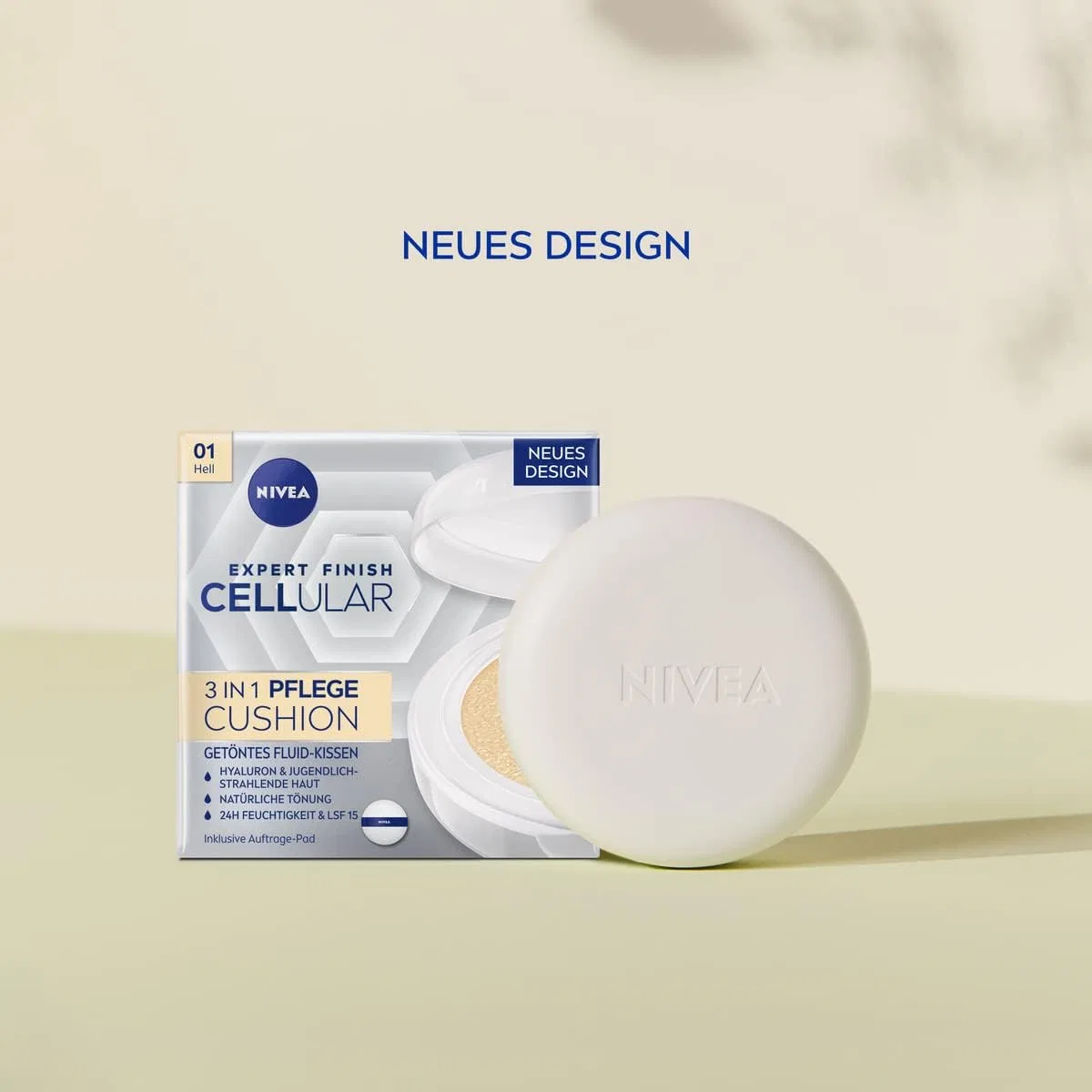 Тональный кушон «Cellular Expert Finish 3in1» для светлой кожи от NIVEA Nivea — фото 2