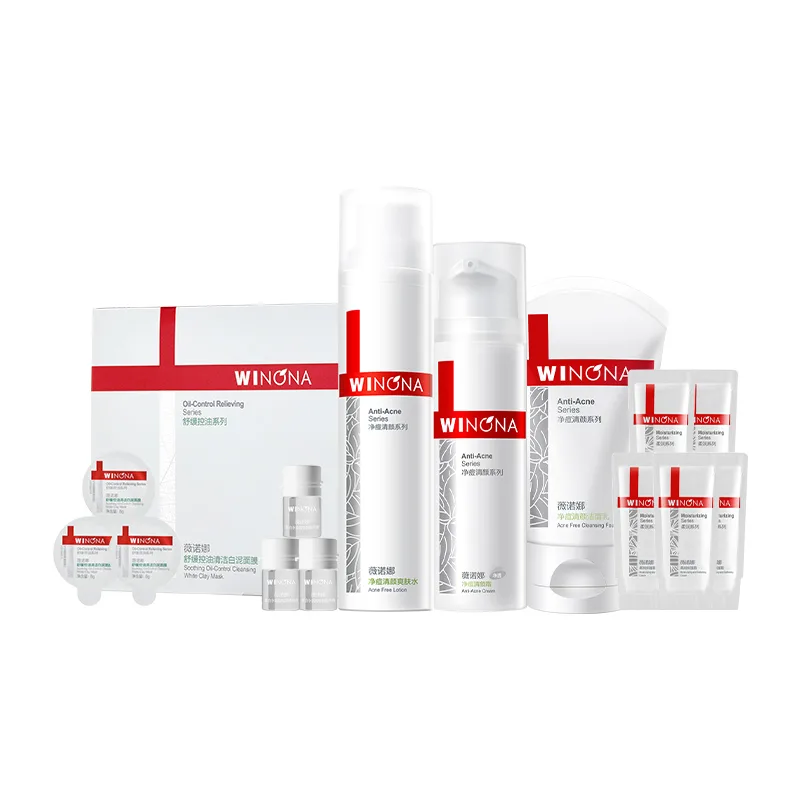 Winona Мужской набор для увлажнения и очищения кожи от акне, [5 Pcs at Hand]Acne-Fighting Serums 5 Pcs Set — фото 2
