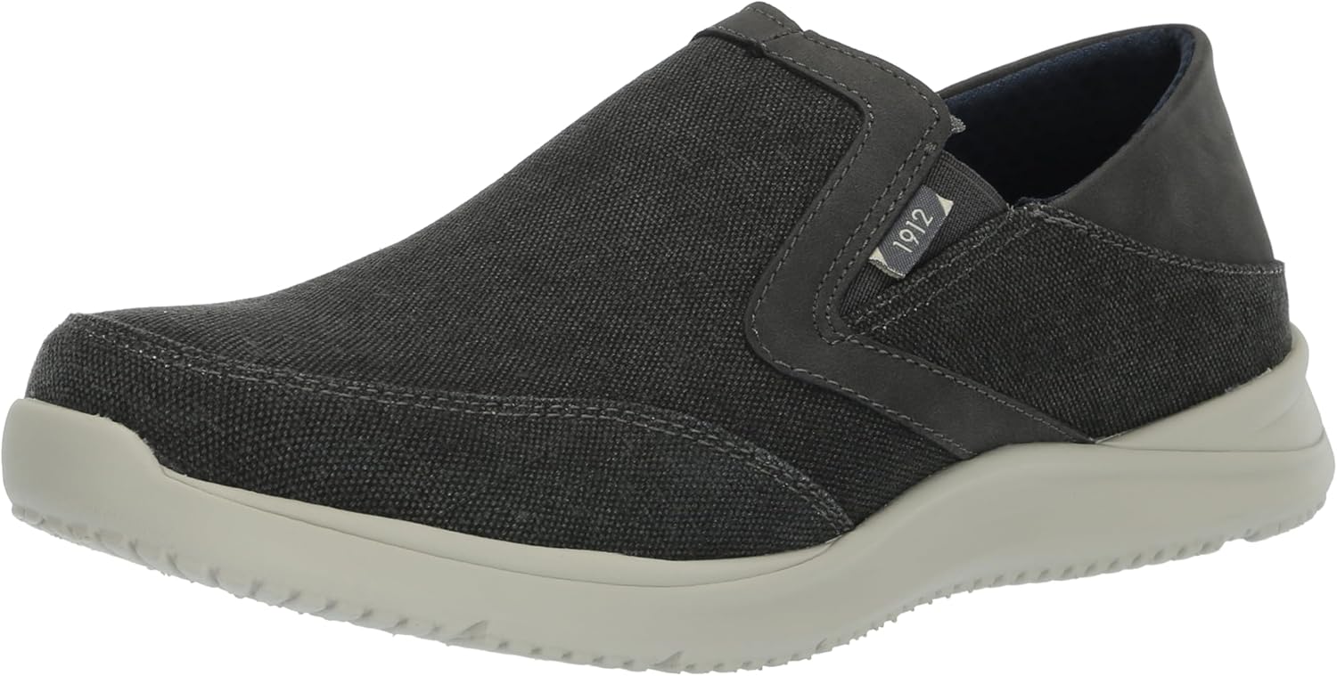 

Мужские слипоны Nunn Bush, Conway EZ Canvas, серый