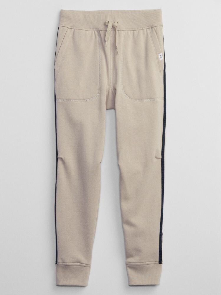 

Детские спортивные штаны с полосками Gap, бежевый
