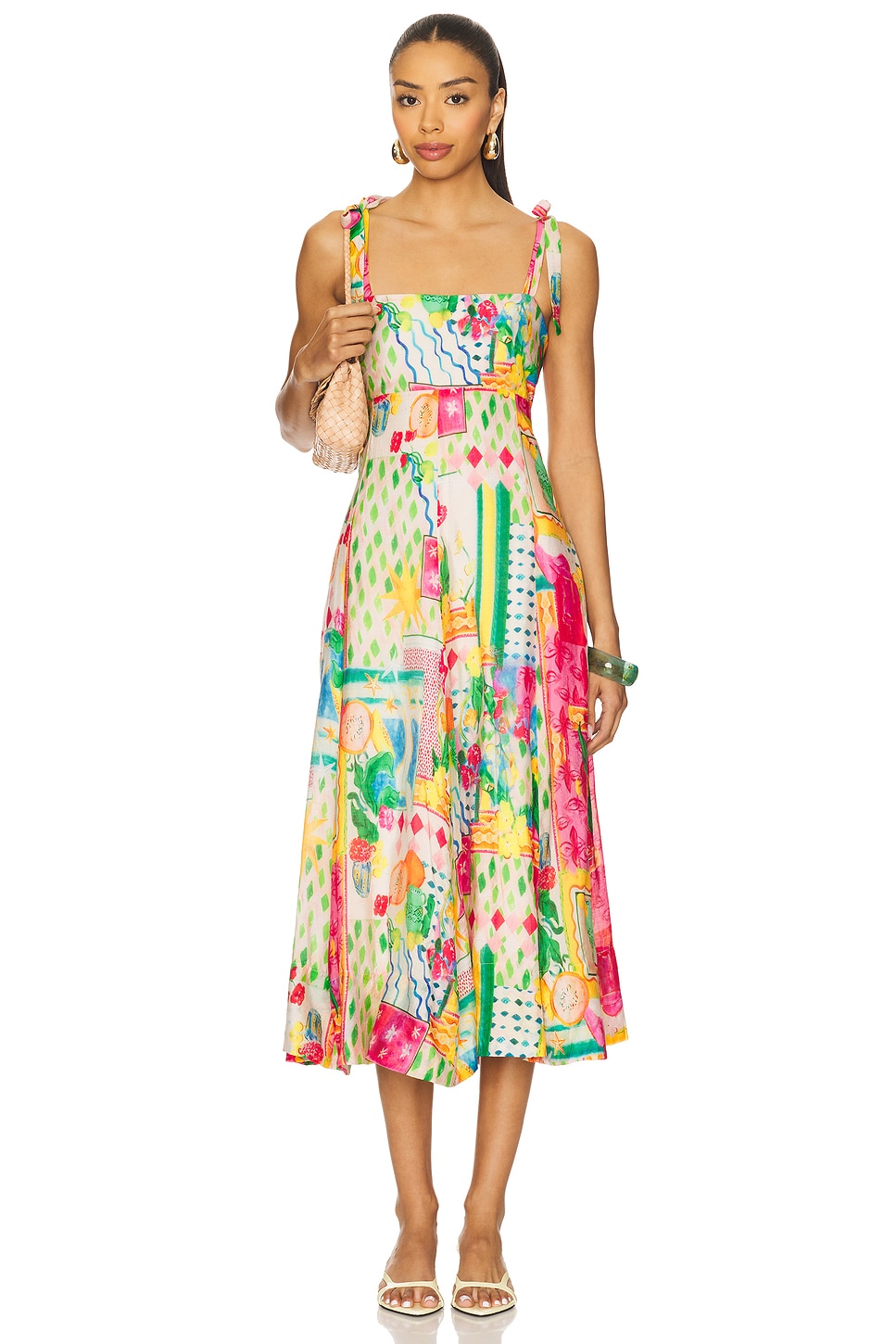 

Платье Shiann от Astr The Label, pink yellow multi