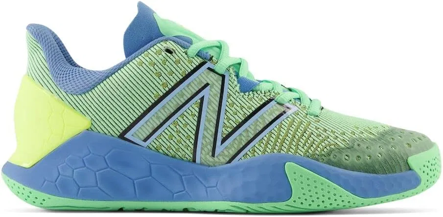 Кроссовки для тенниса New Balance Fresh Foam X Lav V2, Electric Jade/Heritage Blue — фото 3