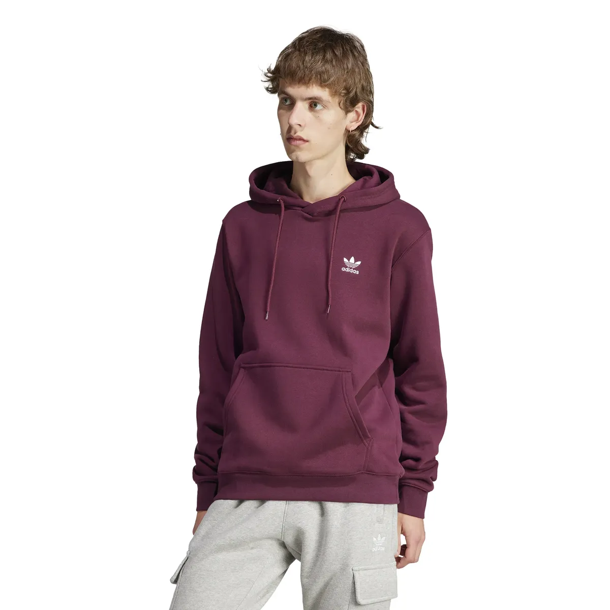 

Толстовка Adidas Originals с капюшоном "ESSENTIAL HOODY", бордовый