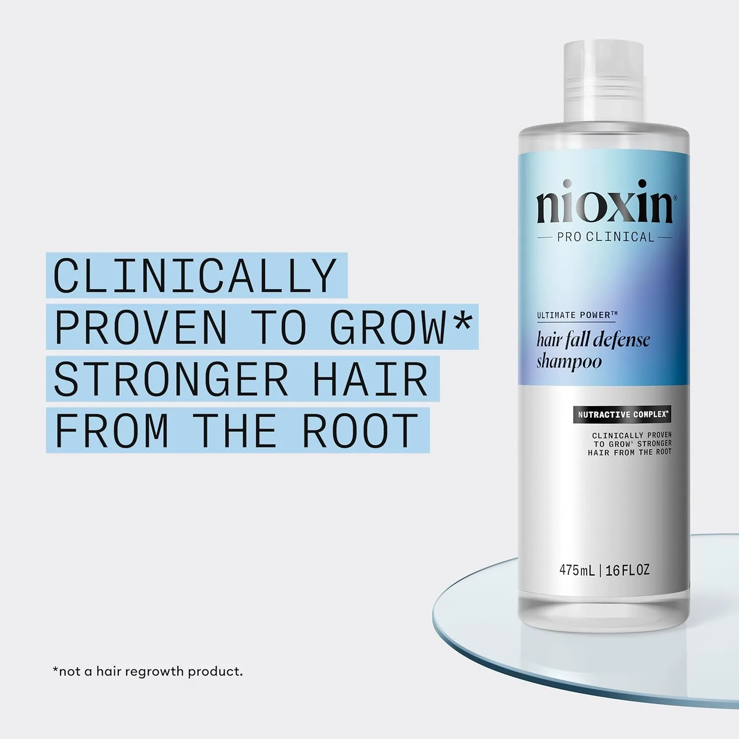 Шампунь Nioxin Hair Fall Defense | Активирует волосяные фолликулы для заметного уменьшения выпадения волос | С лауриновой кислотой, кофеином, ниацинамидом и сандалором Набор 2 шт. | 473 мл + 68 мл — фото 3
