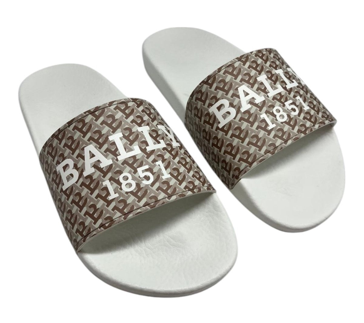 Bally Sabrina 6239108 Женские сандалии-слайды Multimiele Synthetic Print — фото 4