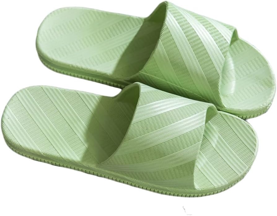 

Сланцы для ванной JadeRich унисекс, классические, противоскользящие, мягкие и удобные, быстро сохнущие, плоские шлепанцы для женщин и мужчин, светло-зеленый