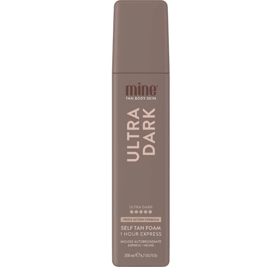 MineTan Ultra Dark Self Tanning Foam | Bronze Collection - мгновенный автозагар для лица и тела, увлажняющая формула с кокосовым ароматом, 6.7 fl oz 198 мл (1 шт.) Minetan Body.Skin, Ultra Dark