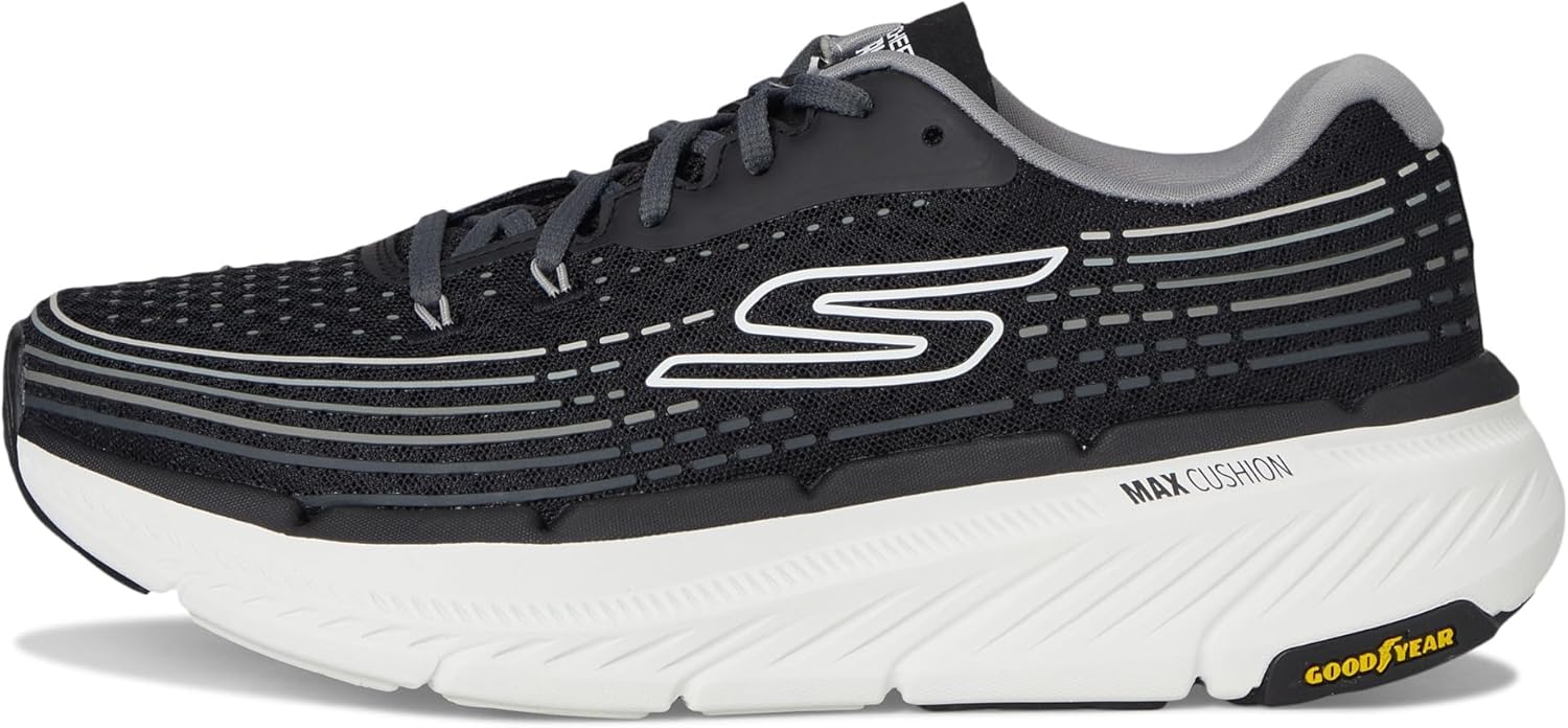 Мужские кроссовки Skechers Max Cushioning Premier 2.0 с амортизацией, черный/серый — фото 4