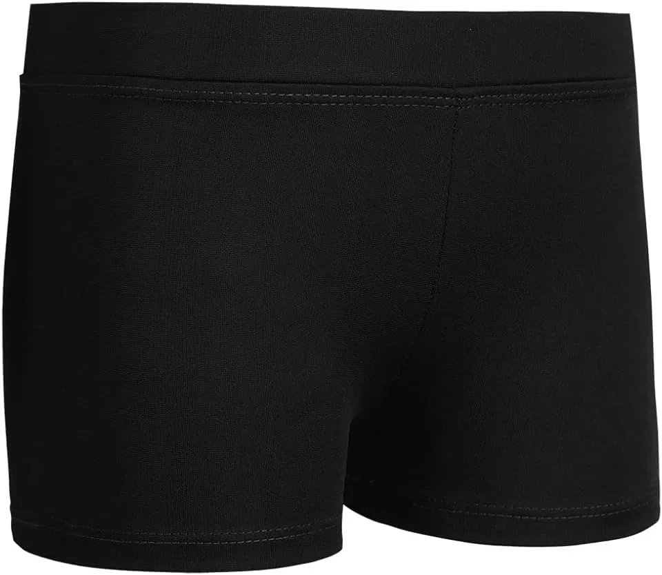 Шорты для девочек спортивные Camouflage easyforever Black Solid — фото 2