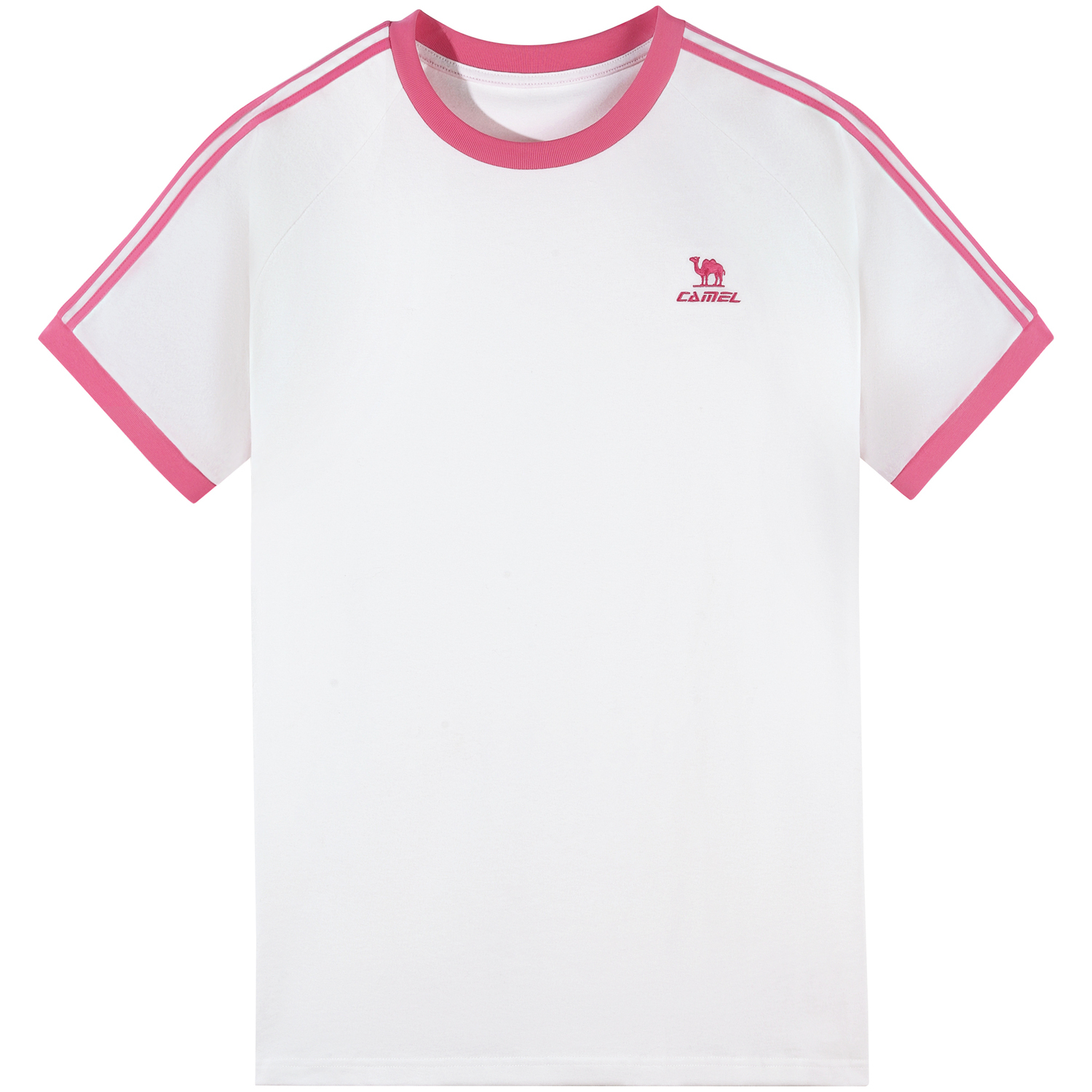 

Футболка городского стиля Unisex CAMEL, белый/розовый