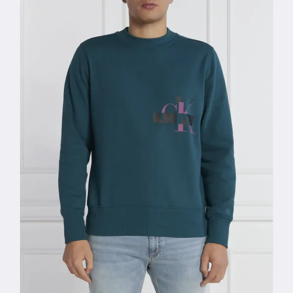 

Толстовка обычного кроя Calvin Klein, бирюзовый