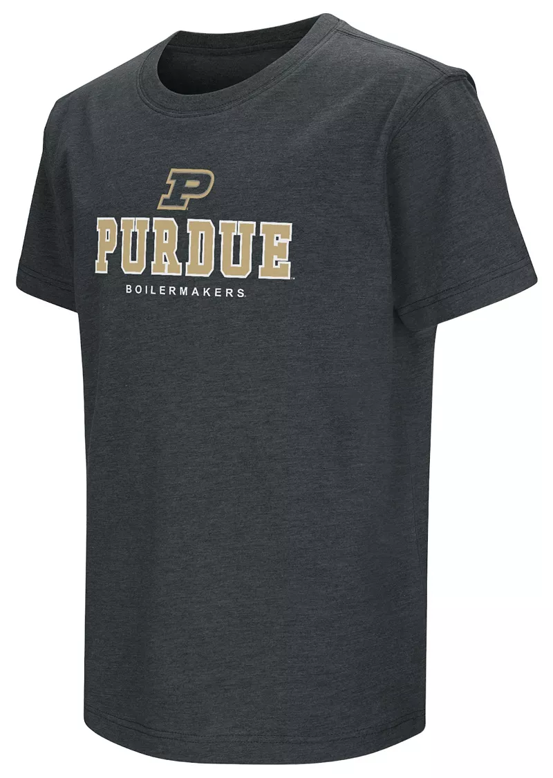 

Черная футболка Colosseum Youth Purdue Boilermakers