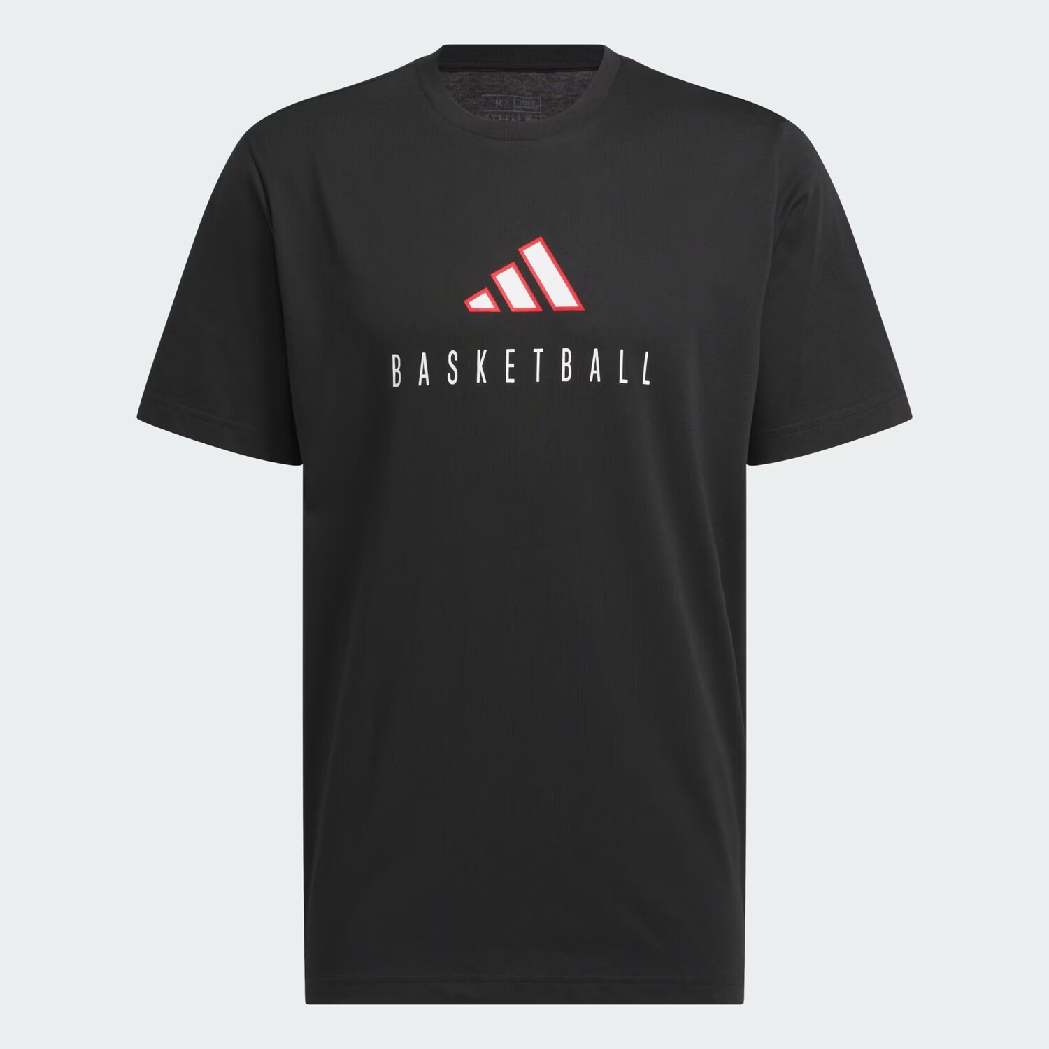 Футболка с логотипом Worldwide Hoops и графическим рисунком Adidas, цвет Black — фото 4