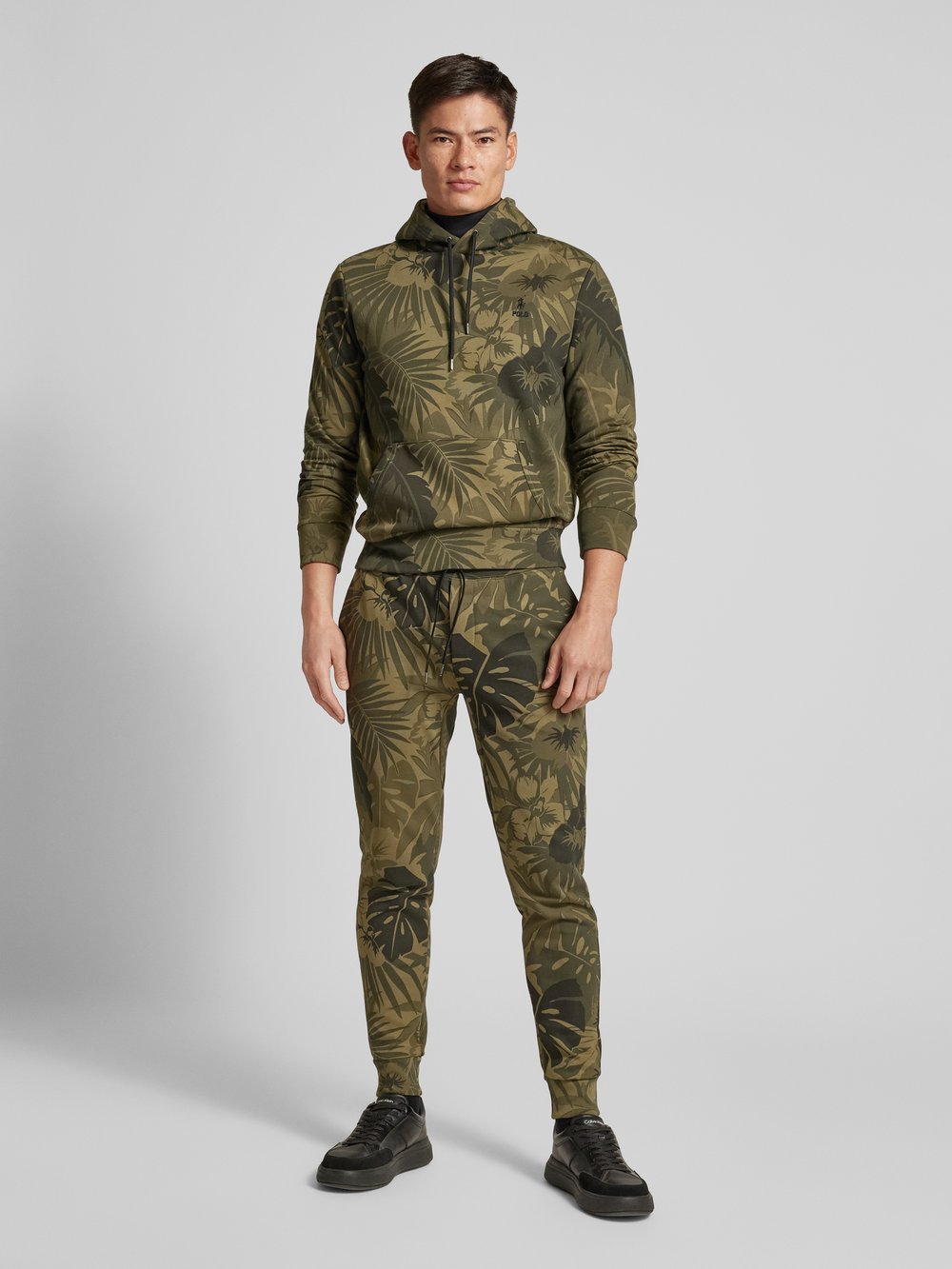 

Толстовка с капюшоном и карманом-кенгуру Polo Ralph Lauren, хаки