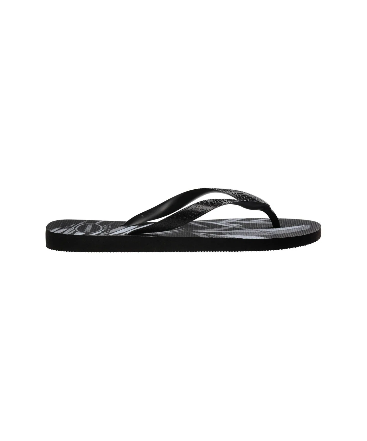 Сандалии Havaianas ALOHA с тропическим принтом тёмно-синие — фото 4