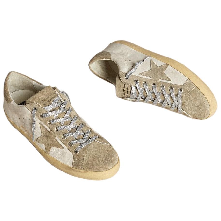 Кроссовки для скейтбординга Super-Star, мужские, низкие, серые Golden Goose — фото 3