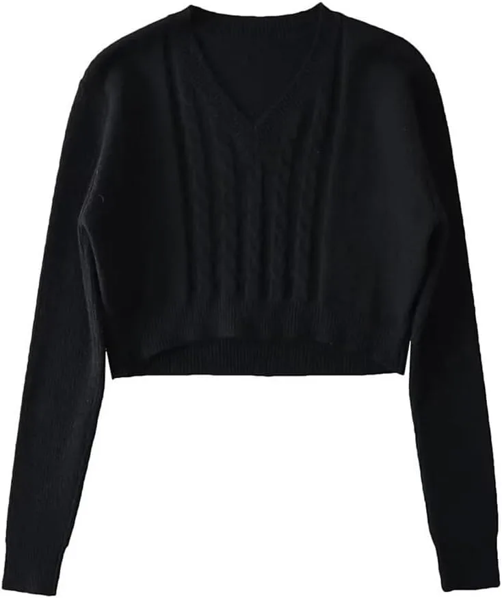 

Свитер женский вязаный длинный рукав DFWZMQTG