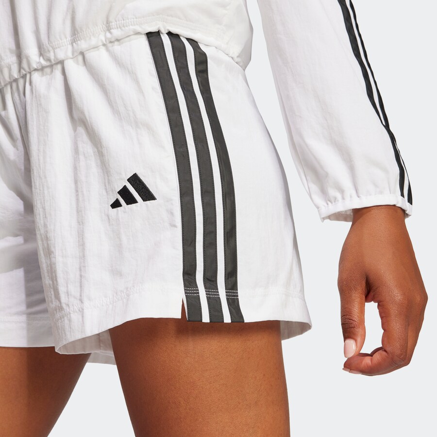 Тренировочные брюки свободного кроя ADIDAS SPORTSWEAR, белый — фото 4